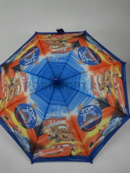 Зонт полуавтомат детский трость, PICCO 077, ручка крюк, 19"(48см)Х8к, полиэстер, (диаметр),  г, , тачки макквин фото анонса