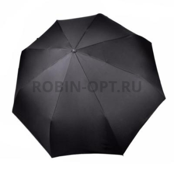 Зонт полный автомат мужской 3 сл., Три слона M7820, ручка крюк, 27.5"(70см)Х8к, полиэстер, (диаметр),  г, , черный фото анонса