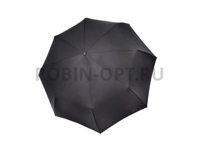 Зонт полный автомат мужской 3 сл., Три слона M6802, ручка крюк, 25.5"(65см)Х8к, полиэстер, (диаметр),  г, , черный фото анонса