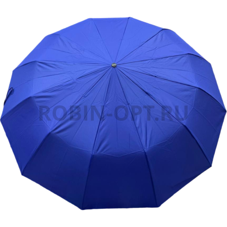 Зонт автомат женский 3 сл., ROBIN 3513, прямая ручка , 25"(63.5см)Х12к, эпонж, 113 см(диаметр), 547 г, 6 рассцветка, однотонный фото детальное