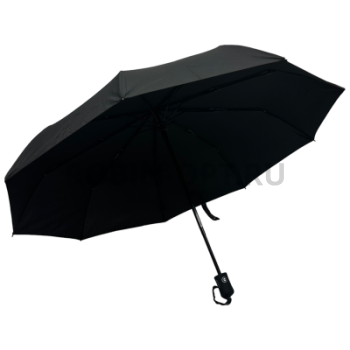 Зонт автомат мужской 3 сл., ROBIN 410,  прямая маленькая ручка , 23"(58.5см)Х9к, эпонж 210т, 96 см(диаметр), 434 г, 1 рассцветка, фото анонса