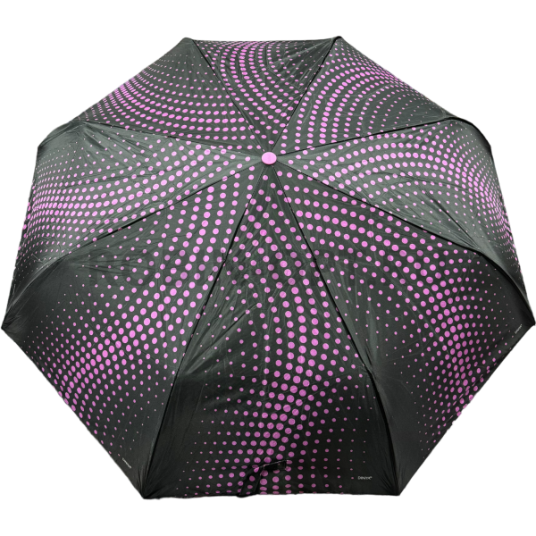 Зонт автомат женский 3 сл., DINIYA 221, прямая ручка , 23"(58.5см)Х9к, сатин, (диаметр),  г, , абстракция фото детальное