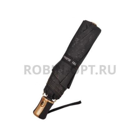 Зонт полный автомат женский 3 сл., Три слона L3806 - F, прямая ручка , 23"(58.5см)Х8к, эпонж, (диаметр),  г, , светящиеся цветы фото детальное