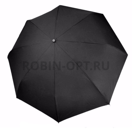 Зонт полный автомат мужской 3 сл., Три слона M8805, прямая ручка , 23"(58.5см)Х8к, полиэстер, (диаметр),  г, , черный фото детальное