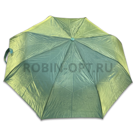 Зонт полуавтомат женский 3 сл., YuzonT 1032, прямая ручка , 23"(58.5см)Х8к, хамелеон, (диаметр),  г, , хамелеон фото детальное