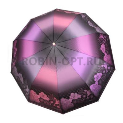 Зонт полный автомат женский 3 сл., Три слона L3100 (D/S), прямая ручка , 23"(58.5см)Х10к, полиэстер, (диаметр),  г, , переход и цв фото анонса