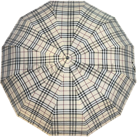 Зонт автомат женский 3 сл., ROBIN 3502, прямая ручка , 25"(63.5см)Х12к, эпонж, 116 см(диаметр), 566 г, 3 рассцветка, клетка фото детальное