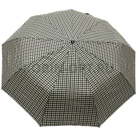 Зонт автомат женский 3 сл., ROBIN 3362, прямая ручка , 23"(58.5см)Х9к, эпонж 210т, 101 см(диаметр), 439 г, 3 рассцветка, клетка фото детальное