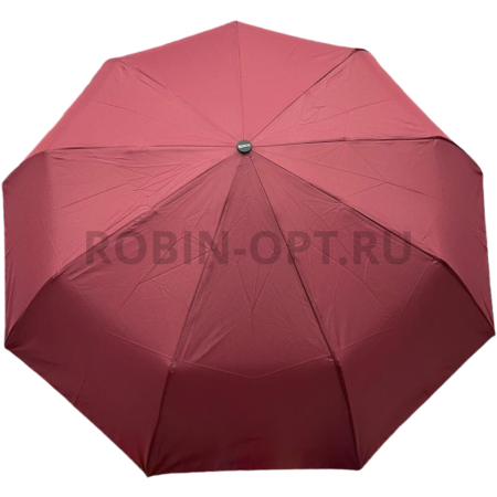 Зонт автомат женский 3 сл., ROBIN 3313, прямая ручка , 23"(58.5см)Х9к, эпонж, 100 см(диаметр), 455 г, , однотонный фото детальное