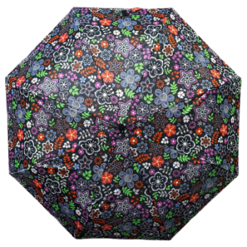 Зонт механический женский 3 сл., FIABA 301A,  прямая маленькая ручка , 20.8"(53см)Х8к, полиэстер, 96 см(диаметр),  г, 6 расцветка, фото анонса