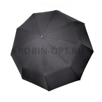 Зонт полный автомат мужской 3 сл., Три слона M7900, прямая ручка , 27.5"(70см)Х9к, полиэстер, (диаметр),  г, , черный фото анонса