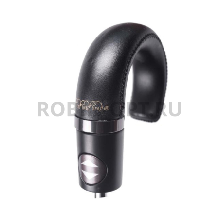 Зонт полный автомат мужской 3 сл., Три слона M7830-B, ручка крюк, 27.5"(70см)Х8к, эпонж, (диаметр),  г, , черный фото детальное