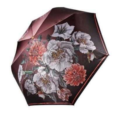 Зонт автомат женский 3 сл., Три слона L3825-P, прямая ручка , 23"(58.5см)Х8к, полиэстер, (диаметр),  г, , цветы фото анонса