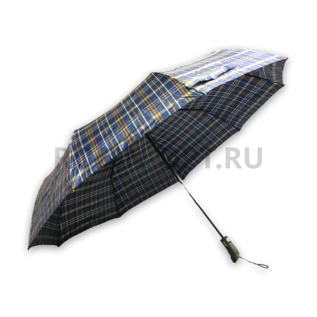 Зонт автомат мужской 3 сл., ROBIN 804, прямая длинная ручка , 27"(68см)Х9к, полиэстер, 118 см(диаметр), 578 г, 6 рассцветка, клетк фото детальное