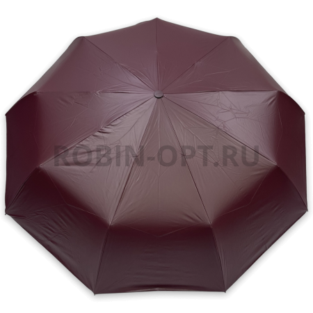 Зонт автомат женский 3 сл., DINIYA 3007, прямая ручка , 23"(58.5см)Х9к, кожа и эпонж, (диаметр),  г, , город фото детальное