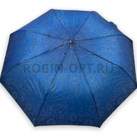 Зонт полуавтомат женский 3 сл., Unipro 2303, прямая ручка , 23"(58.5см)Х8к, нейлон, (диаметр),  г, , цветы фото детальное