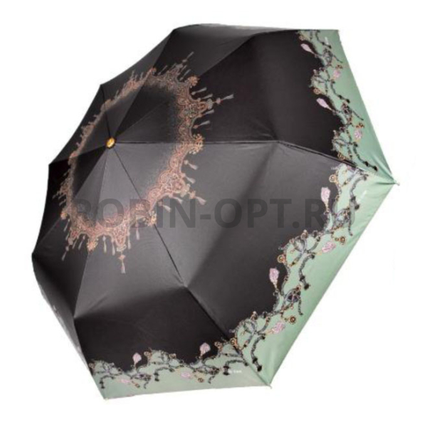 Зонт автомат женский 3 сл., Три слона L3899-B, прямая ручка , 23"(58.5см)Х8к, полиэстер, (диаметр),  г, , узор фото детальное