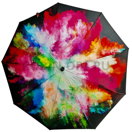 Зонт автомат женский 3 сл., ROBIN 3320, прямая ручка , 23"(58.5см)Х9к, полиэстер, 100 см(диаметр), 466 г, 2 рассцветка, краски фото детальное