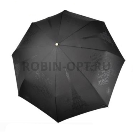 Зонт автомат женский 3 сл., Три слона L3898-A, прямая ручка , 23"(58.5см)Х8к, полиэстер, (диаметр),  г, , светящиеся города фото детальное