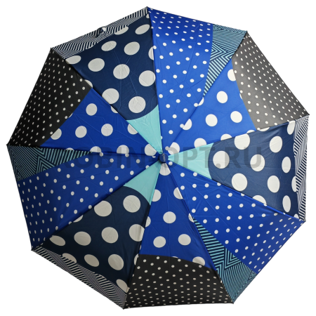 Зонт автомат женский 3 сл., ROBIN 3350, прямая ручка , 23"(58.5см)Х9к, эпонж 210т, 100 см(диаметр), 425 г, 6 рассцветка, секторы фото детальное