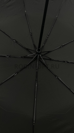 Зонт автомат мужской 3 сл., ROBIN 410,  прямая маленькая ручка , 23"(58.5см)Х9к, эпонж 210т, 96 см(диаметр), 434 г, 1 рассцветка, фото детальное