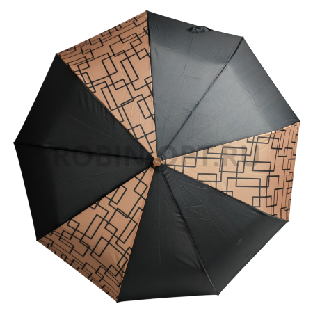 Зонт автомат женский 3 сл., ROBIN 3350, прямая ручка , 23"(58.5см)Х9к, эпонж 210т, 100 см(диаметр), 425 г, 6 рассцветка, секторы фото детальное