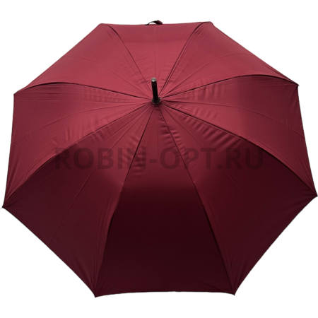 Зонт полуавтомат универсальный трость, FIABA 1002, ручка крюк, 23"(58.5см)Х8к, пленка, (диаметр),  г, , двухсторонний фото детальное