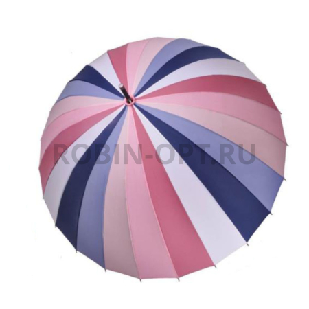 Зонт механический женский трость, Три слона L2240, прямая длинная ручка , 21.6"(55см)Х24к, полиэстер, (диаметр),  г, , разный цвет фото детальное