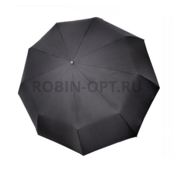 Зонт полный автомат мужской 3 сл., Три слона M7900, прямая ручка , 27.5"(70см)Х9к, полиэстер, (диаметр),  г, , черный фото анонса