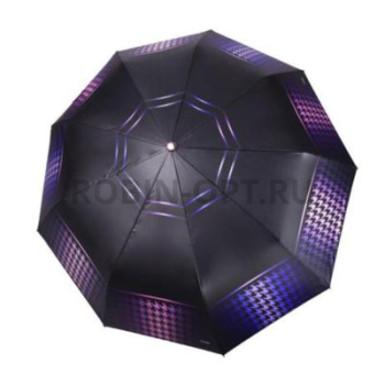 Зонт автомат женский 3 сл., Три слона L3992-B, прямая ручка , 23"(58.5см)Х9к, полиэстер, (диаметр),  г, , фото анонса