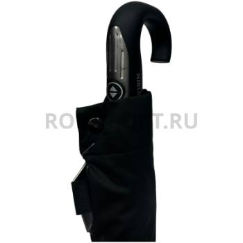 Зонт автомат мужской 3 сл., ROBIN 462, прямая ручка , 23"(58.5см)Х9к, эпонж 260т, 100 см(диаметр), 489 г, 1 расцветка, черный фото анонса