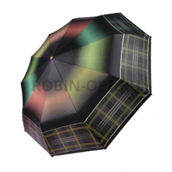 Зонт полный автомат женский 3 сл., Три слона L3100 (G/S), прямая ручка , 23"(58.5см)Х10к, полиэстер, (диаметр),  г, , переход и цв фото анонса