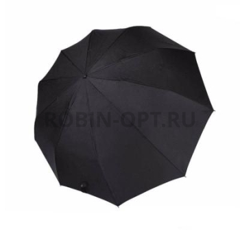 Зонт полный автомат мужской 3 сл., Три слона M7840, прямая ручка , 27.5"(70см)Х8к, полиэстер, (диаметр),  г, , черный фото анонса