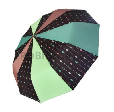 Зонт автомат женский 3 сл., Три слона L3121-D, прямая длинная ручка , 23"(58.5см)Х12к, полиэстер, (диаметр),  г, , фото анонса