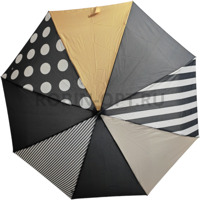 Зонт автомат женский 4 сл., ROBIN 4114, прямая ручка , 21.6"(55см)Х8к, эпонж 210т, 94 см(диаметр),  г, 6 рассцветка, абстракция фото анонса