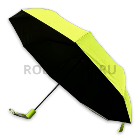 Зонт автомат женский 3 сл., DINIYA 173, прямая ручка , 23"(58.5см)Х9к, полиэстер, (диаметр),  г, , Однотонный двухсторонний фото детальное