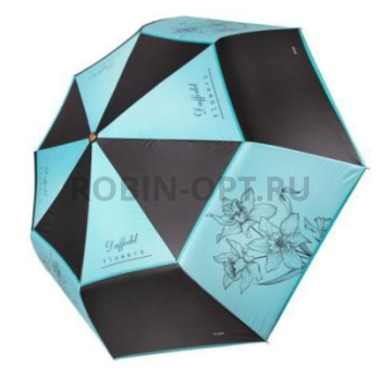 Зонт полный автомат женский 3 сл., Три слона L3809-A, прямая ручка , 23"(58.5см)Х8к, полиэстер, (диаметр),  г, , фото анонса